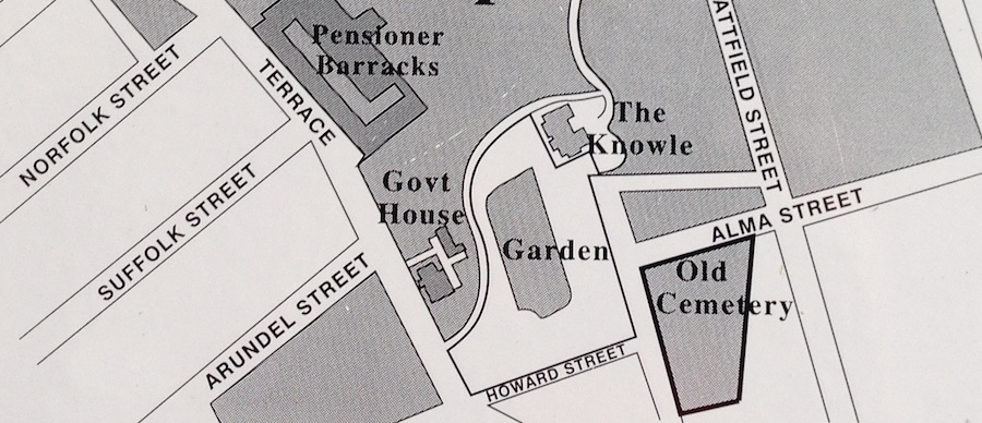 Alma St map