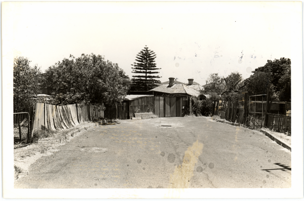 The rear, viewed from Henville Street