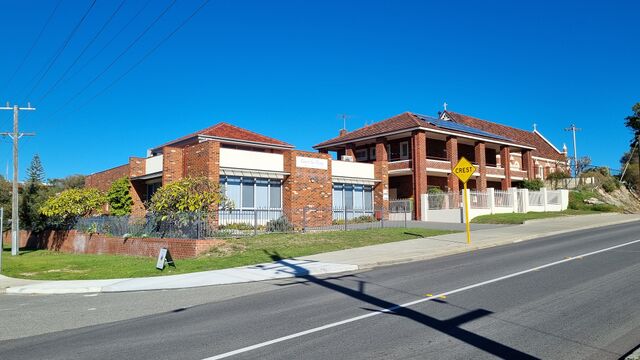 The parish centre in 2024.