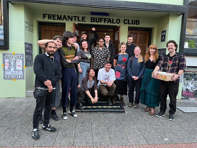 Pictured: Our incredible Buffalo Community Kitchen volunteers. Come down to the Club on Thursday 18th September to celebrate the Kitchen's one-year anniversary!