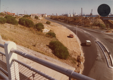 Looking west from the traffic bridge